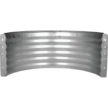 Marshall Stamping AWR24/683 Area Wall, 16 in L, 37 in W, 24 in H, Galvanized Steel