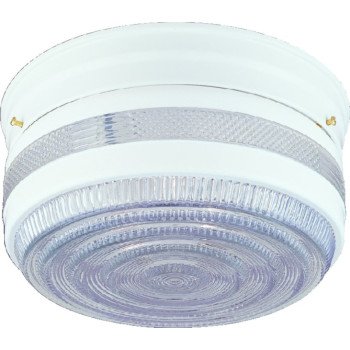 Boston Harbor F15WH02-10043L Two Light Ceiling Fixture, 120 V, 60 W, 2-Lamp, A19 or CFL Lamp, White Fixture