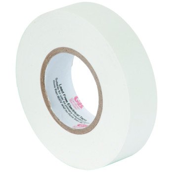 Gardner Bender GTW-667P Electrical Tape, 66 ft L, 3/4 in W, PVC Backing, White