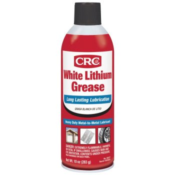 Sta-Lube 05037 Lithium Grease, 10 oz Aerosol Can, Off-White