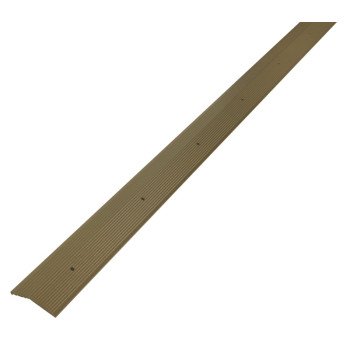 M-D 43383 Carpet Trim, 72 in L, 2 in W, Flooring Surface, Antique Brass