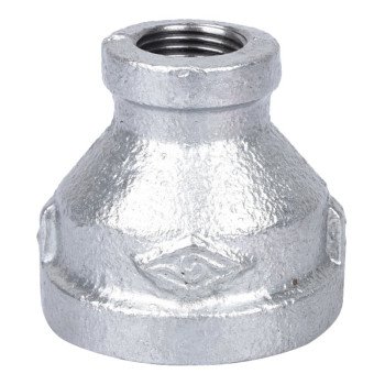 ProSource PPG240-25X10 Reducing Pipe Coupling, 1 x 3/8 in, Threaded, Malleable Steel, SCH 40 Schedule