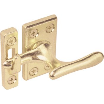 Defender Security U9935 Casement Sash Lock, Steel, Brass