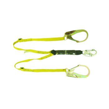 Qualcraft 20091 Lanyard with Rebar, 130 to 310 lb, Nylon/Polyester Line