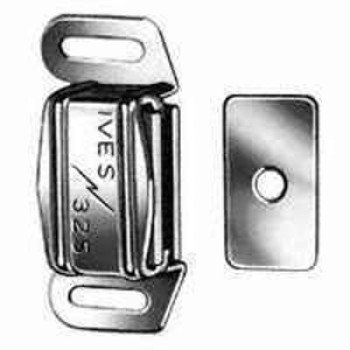 Schlage 325A92 Magnetic Catch, 2-1/16 x 1-1/8 x 5/8 in Catches, Aluminum, Natural