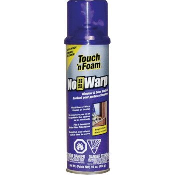 Touch 'n Foam No Warp 7565062416 Window and Door Sealant, White