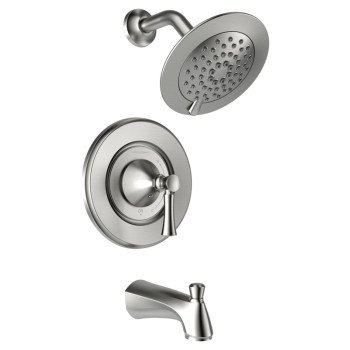 American Standard Chancellor Series 7022502.295 Tub and Shower Valve Trim Kit, Brushed Nickel, Multi-Function Showerhead