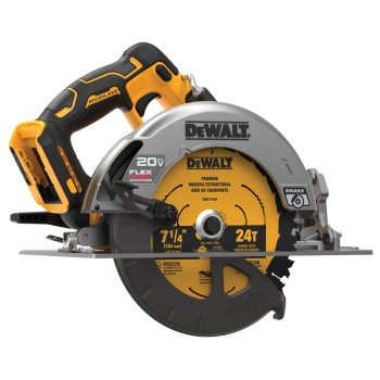 DEWALT DCS573B Brushless Circular Saw with Flexvolt Advantage, Tool Only, 20 V, 7-1/4 in Dia Blade, 0 to 57 deg Bevel