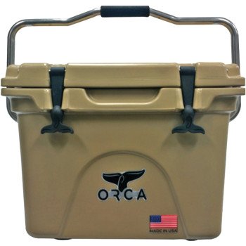 Orca ORCT020 Cooler, 20 qt Cooler, Tan, Up to 10 days Ice Retention