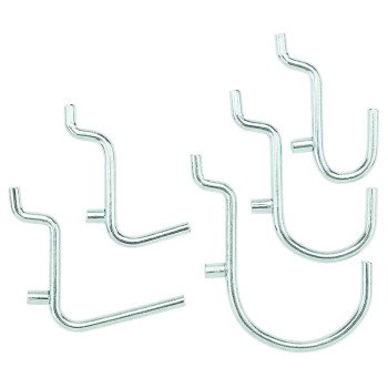 National Hardware N182-003 Utility Hook Kit, 1/8, 1/4 in Opening, Steel, Zinc