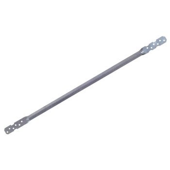 Simpson Strong-Tie LTB LTB20 Light Tension Bridging, 20 in L, 2 x 8, 2 x 10 in Post/Joist, Steel, Galvanized