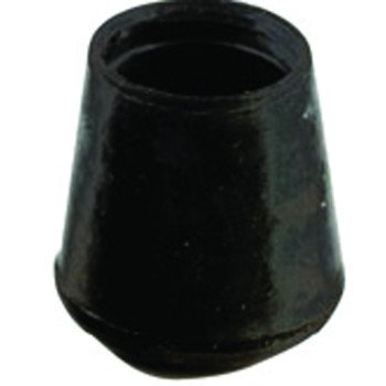 Shepherd Hardware 9762 Furniture Leg Tip, Round, Rubber, Black, 1 in Dia