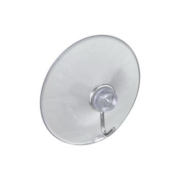 National Hardware V2524 Series N259-952 Suction Cup, Steel Hook, PVC Base, Clear Base, 2 lb Working Load