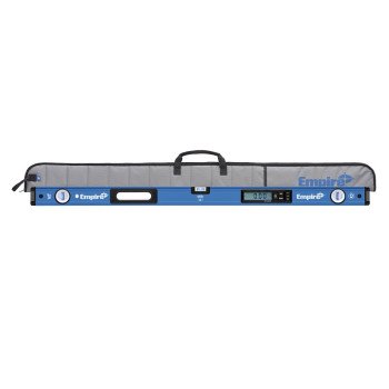 Empire True Blue Series EM105.48 Digital Box Level, 48 in L, 3-Vial, Magnetic, Aluminum, Blue