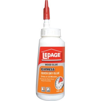 LePage 1536418 Wood Glue, Milky, 150 mL Bottle