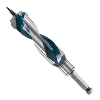 Bosch Daredevil NKST20 Auger Drill Bit, 1-1/4 in Dia, 7-1/2 in OAL, Open-Faced, Wide Flute, 7/16 in Dia Shank