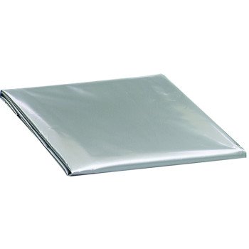 M-D 50042 Air Conditioner Cover with Elastic Strap, 22 in L, 27 in W, Polyethylene, Silver