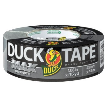 Duck 240201 Duct Tape, 45 yd L, 1.88 in W, Silver