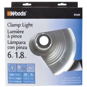 CCI 0169 Clamp Light, Incandescent Lamp