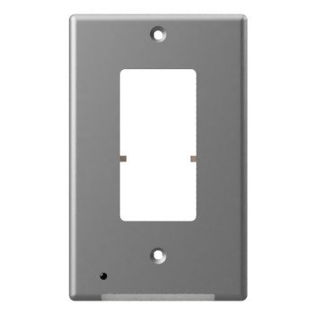 Westek LumiCover LCR-CDDO-N Nightlight Wallplate, 1.2 in L, 4-1/2 in W, Satin Nickel