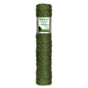Natco PRT043056-5X7 Artificial Grass Rug, Fescue, Turf, Dark Green