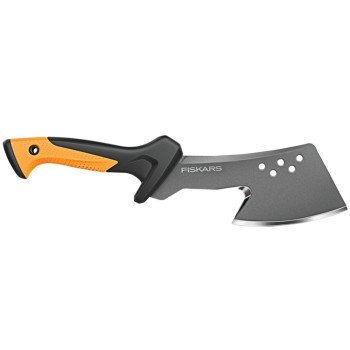 Fiskars 385081-1001 Clearing Hatchet, 18 in OAL, 9 in L Blade, Steel Blade