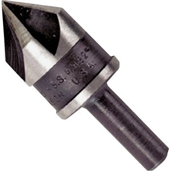 Irwin 12413 Drill Bit, 3/4 in Dia, 1-13/16 in OAL, Countersink, 5-Flute, 1/4 in Dia Shank, Round Shank