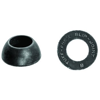 Danco 36590B Faucet Washer, 7/16 in ID x 3/4 in OD Dia, 5/16 in Thick, Rubber