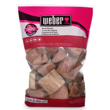 Weber 17142 Chunk, Cherry, Wood, 350 cu-in Bag