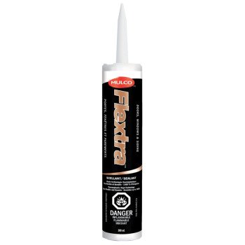 Mulco Flextra 101 000 Multipurpose Sealant, Clear, -22 to 100 deg F, 300 mL Cartridge