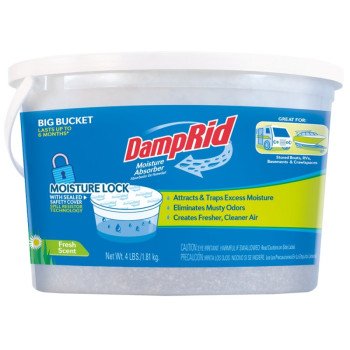 DampRid FG50FSSB High-Capacity Moisture Absorber, 2 lb Tub, Solid