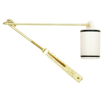 Plumb Pak PP606-23 Linkage Assembly, Brass, White, For: Trip-Lever 6 in Eye Wire, #10 to #32 Eye Bolts