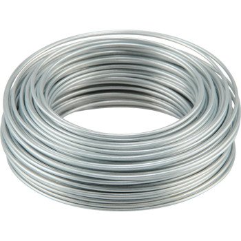 Hillman 50132 Utility Wire, 50 ft L, 19, Galvanized Steel