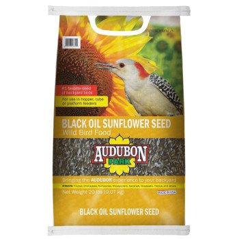 Audubon Park 11286 Black Oil Sunflower Seed, 20 lb