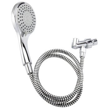 Plumb Pak K747CP Handheld Shower, 1.8 gpm, 5-Spray Function, Polished Chrome