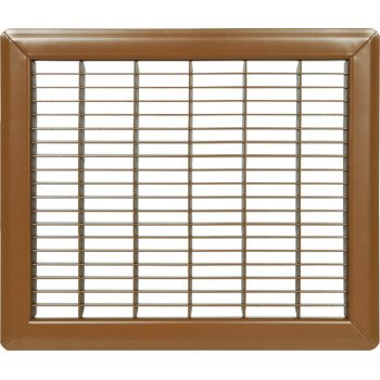 Imperial RG1109 Air Grille, 6 in L, 12 in W, Steel, Brown