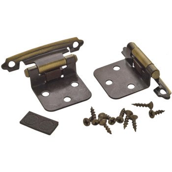 Amerock BPR3429AE Cabinet Hinge, Antique Brass