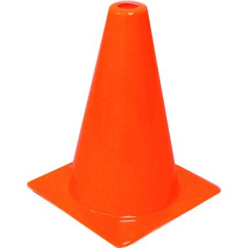 Hy-Ko SC-12 Traffic Safety Cone, 12 in H Cone, Vinyl Cone, Fluorescent Orange Cone