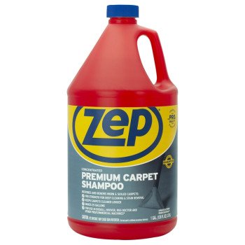 Zep ZUPXC128 Carpet Cleaner, 128 oz Bottle, Liquid, Clear