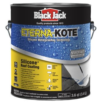 Black Jack ETERNA-KOTE 5576-1-20 Roof Coating, White, 1 gal, Liquid