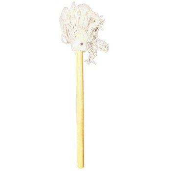 Zephyr 18005 Dish and BBQ Mop, #5 Headband, 12 in L, Wood Handle