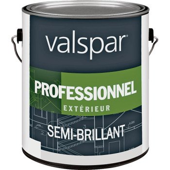 Valspar 12900 Professional Latex Paint, 1 gal, 400 sq-ft/gal, White