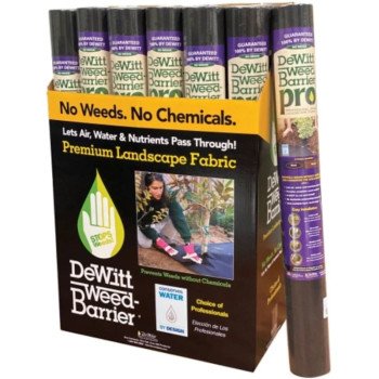 DeWitt DEWDWB303100 Weed Control, Professional, 100 ft L, 3 ft W, Polypropylene Fabric