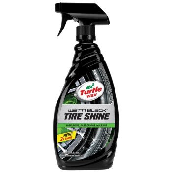 Turtle Wax WET'N BLACK T217RA Tire Shine, 23 fl-oz, Liquid, Fresh Leather