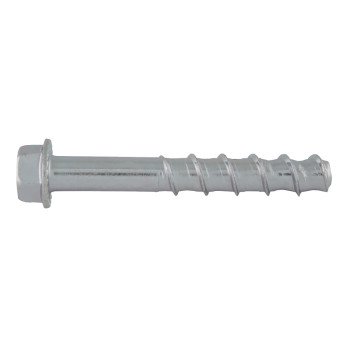 DEWALT Screw-Bolt+ PFM1411420 Screw Anchor, 1/2 in Dia, 4 in L, Carbon Steel, Zinc