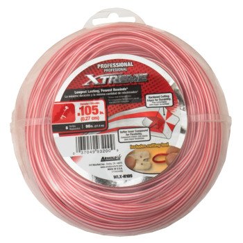 Arnold Xtreme Professional WLX-H105 Trimmer Line, 0.105 in Dia, 90 ft L, Monofilament