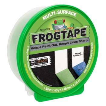 FrogTape 1358464 Painting Tape, 60 yd L, 1.88 in W, Green