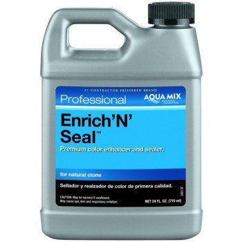 CUSTOM AquaMix Enrich n Seal AMES24Z Tile Sealer, Liquid, Clear, 24 oz, Bottle