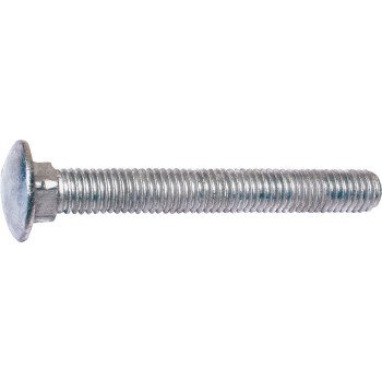 Midwest Fastener 05505 Carriage Bolt, 3/8-16 in Thread, NC Thread, 3 in OAL, 2 Grade