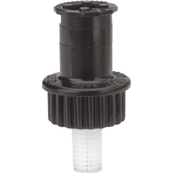 Toro 53115 Spray Sprinkler, 1/2 in Connection, 5 to 15 ft, 27 deg Nozzle Trajectory, Spray Nozzle, Plastic